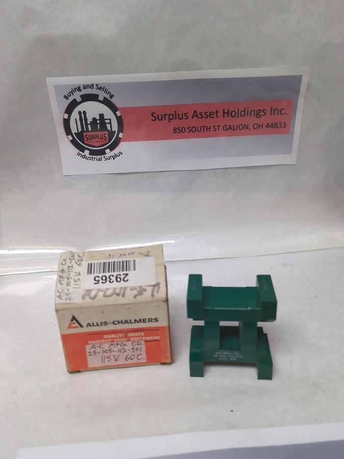 ALLIS-CHALMERS,25-105-112-501,COIL 115V 60C NOS