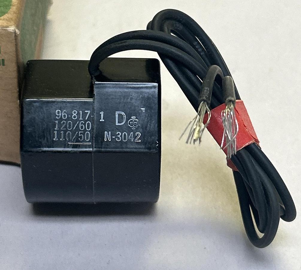 ASCO,96-817-1-D,SOLENOID VALVE COIL 110/120V NOS