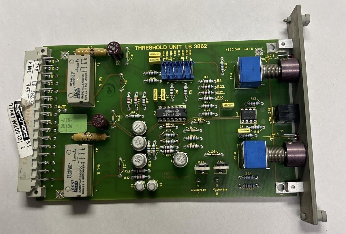 Used BERTHOLD,3862,THRESHOLD UNIT