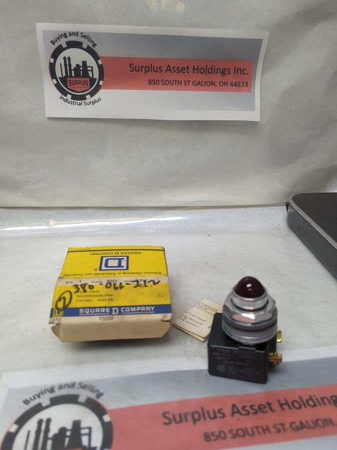 SQUARE D,9001 KP-1,PILOT LIGHT SERIES F NOS