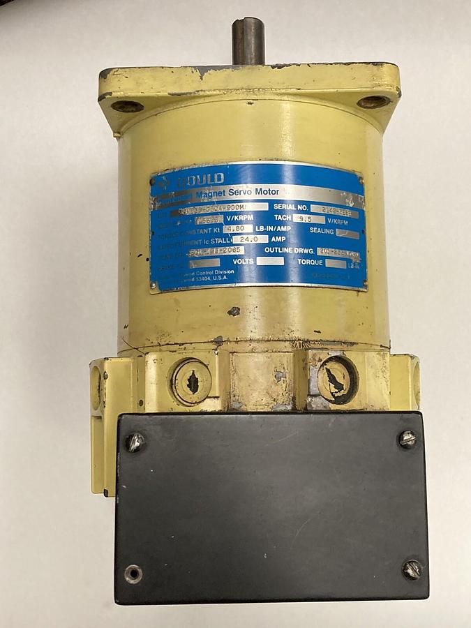 Used Gould,M233-G60A-900M,Permanent Magnet Servo Motor