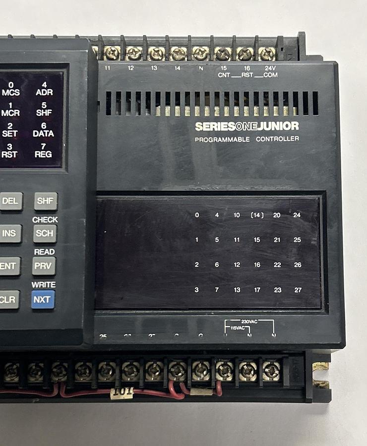 Used GE FANUC,IC609SJR100C,PROGRAMMABLE CONTROLLER  IC610PRG105 HAND-HELD PROGRAMMER