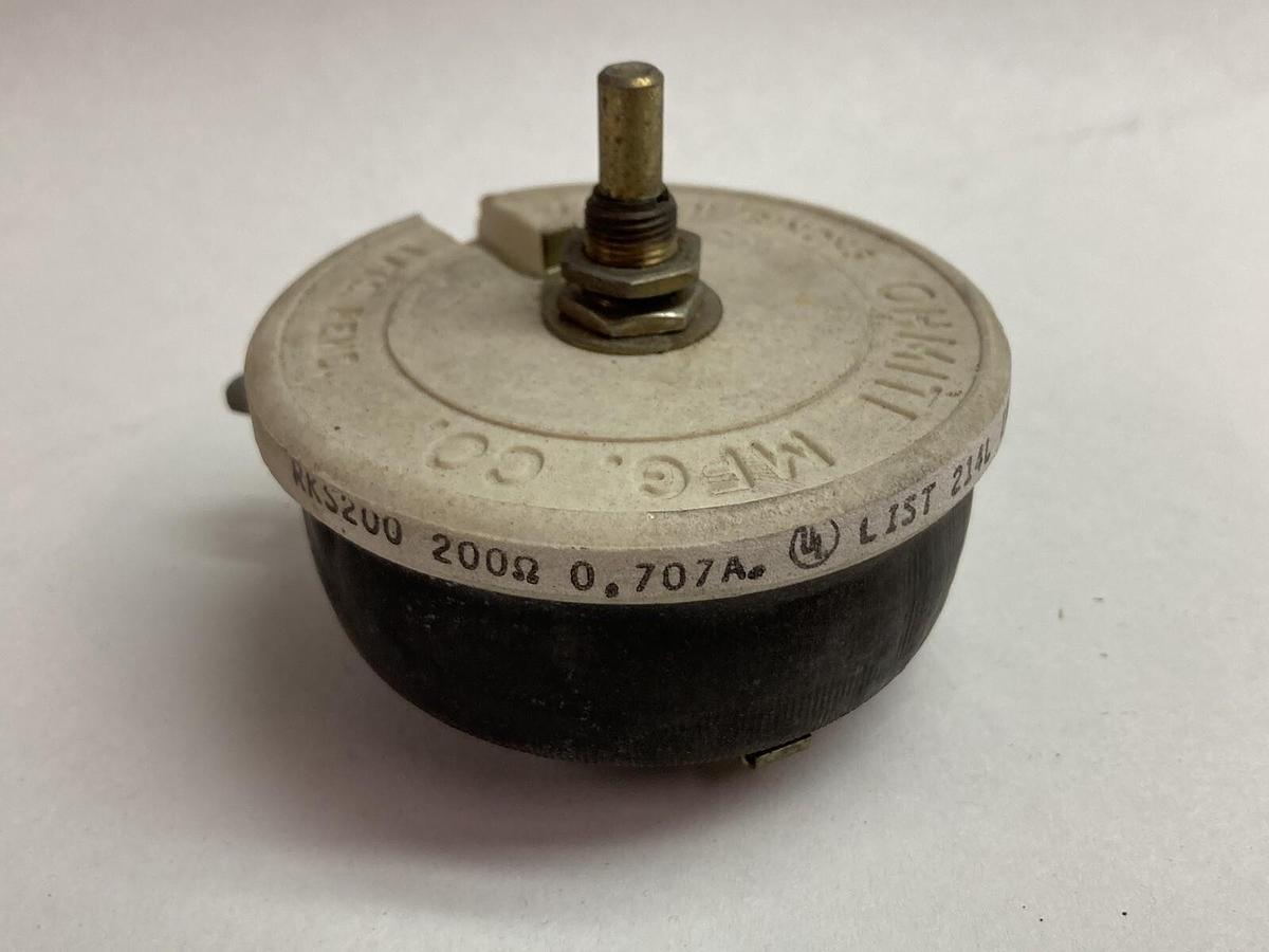 Used Ohmite,RKS200,Resistor 100 Watts 200 OHM