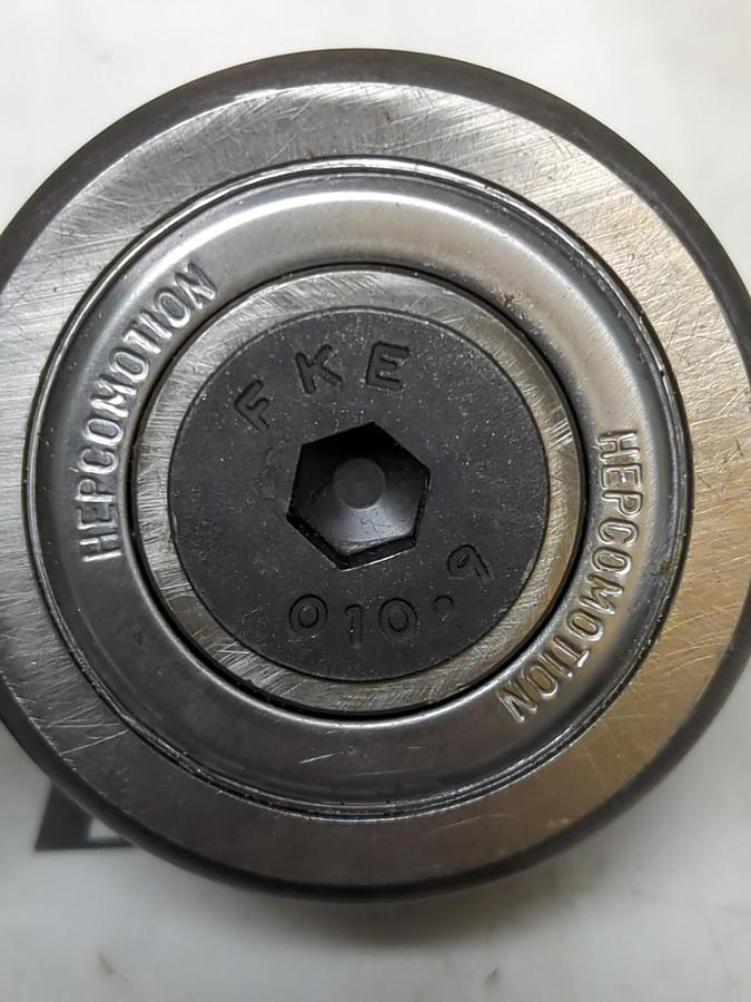 HEPCOMOTION,F.K.E. 010.9,STEEL GUIDE WHEEL TRACK ROLLERS LOT OF 2 NOS