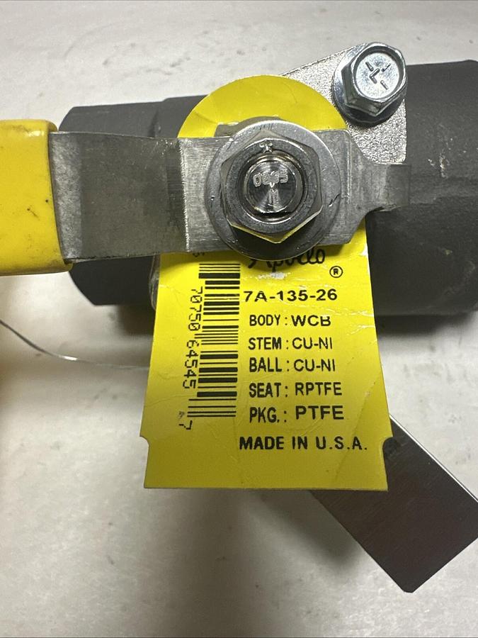 Apollo,7A-135-26,1" Ball Valve For Chlorine Service NEW