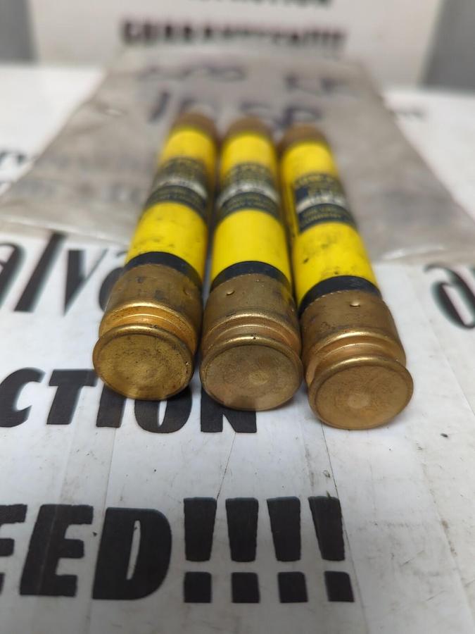 COOPER BUSSMANN,LPS-RK-10SP,LOW-PEAK 10 AMP FUSES LOT OF 3 NOS