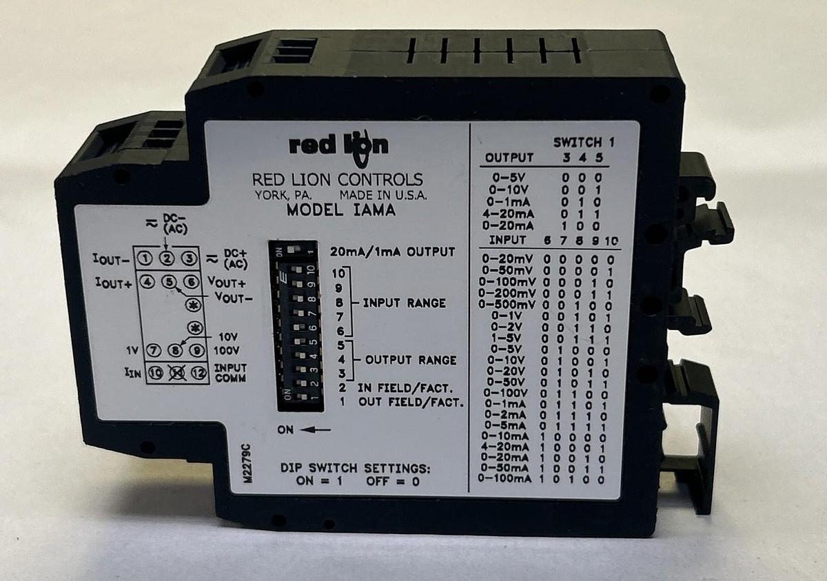 Used RED LION CONTROLS,IAMA3535,UNIVERSAL SIGNAL CONDITIONING MODULE