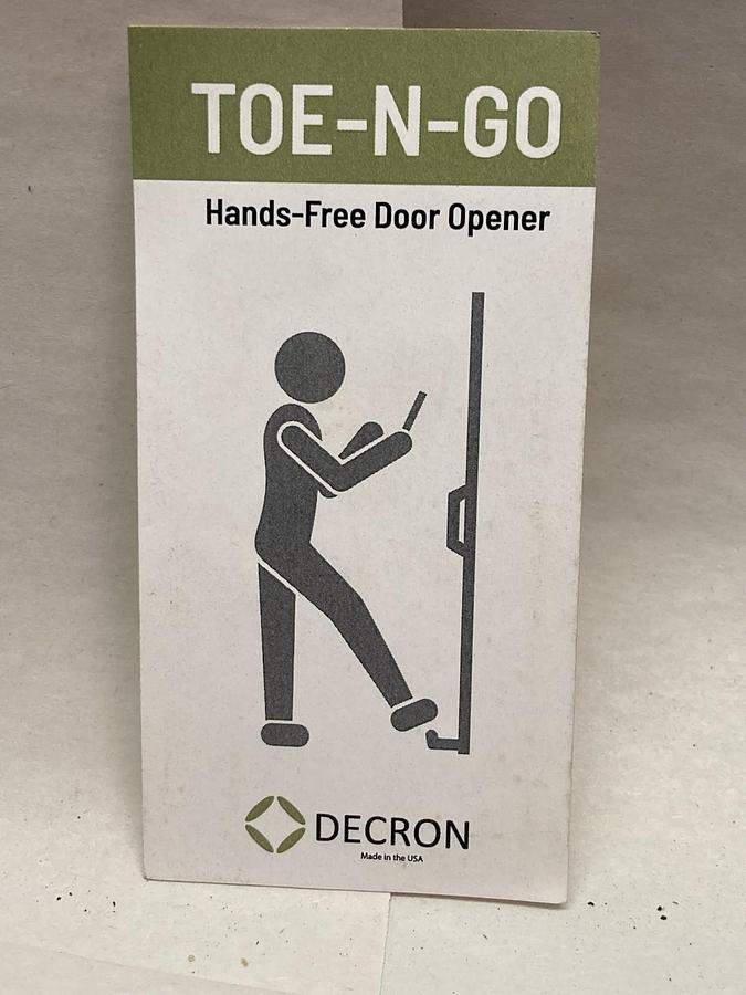 Used Decron,Toe-N-Go,Hands-Free Door Opener