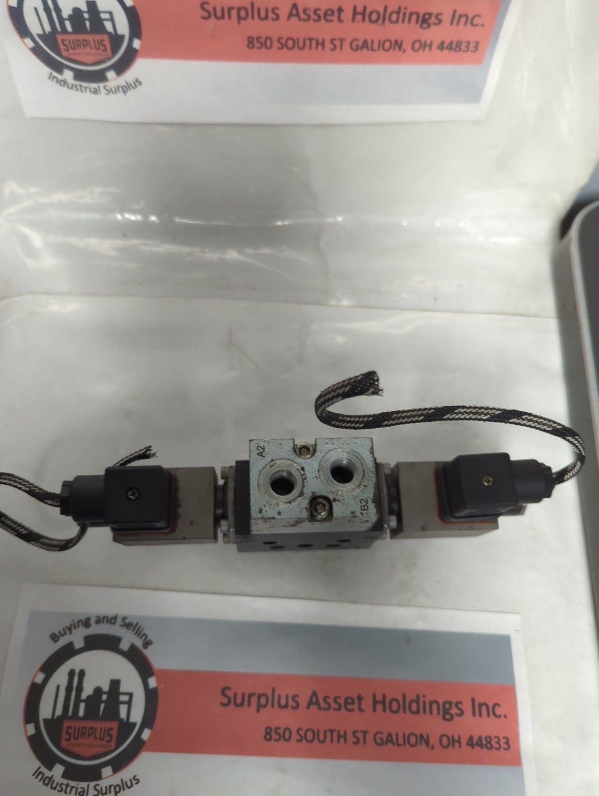 Used SCHIENLE,7329 820,SOLENOID DIRECTIONAL CONTROL VALVE 24VDC PRE-OWNED