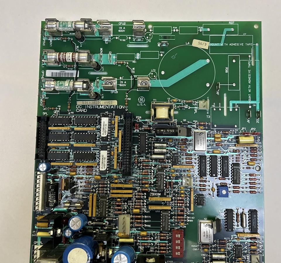 Used GENERAL ELECTRIC,F31X302DCIATG1 / 531X302DCIAYG2,DC INSTRUMENT CONTROL CARD