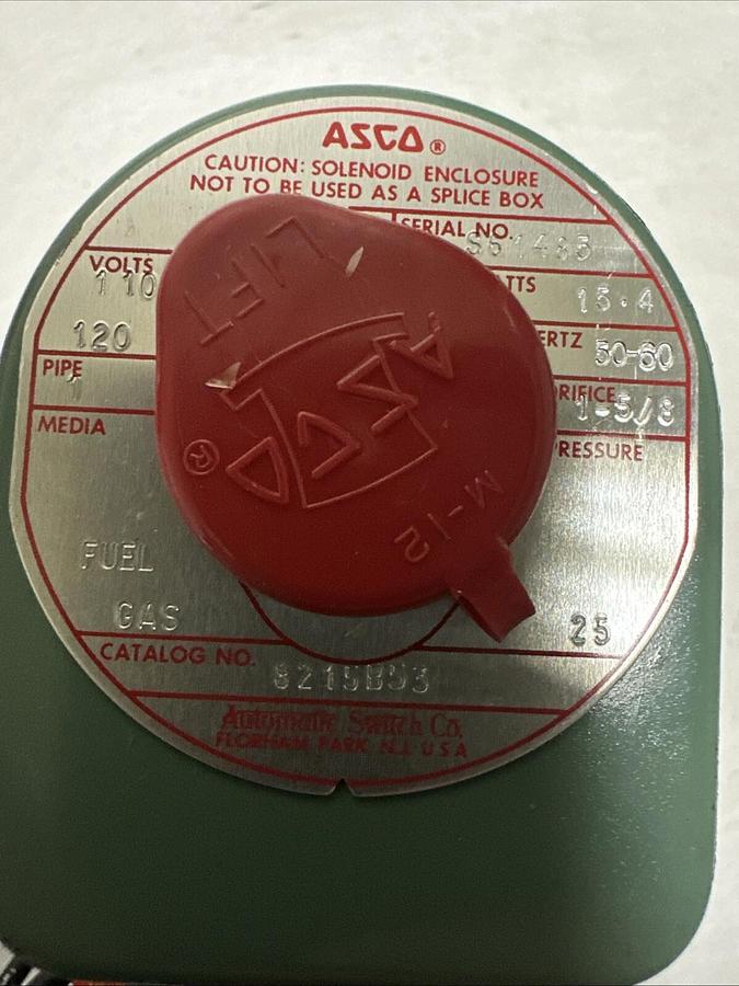Asco,8215B53,Solenoid Valve
