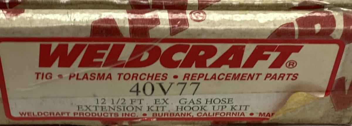 Weldcraft,40V77,Gas Hose 12 1/2FT NOS