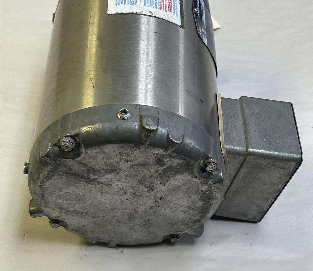 Used BALDOR,IDVSWDM3546,WASHDOWN MOTOR 1HP 1740RPM 208-230/460V 3PH 56C FRAME