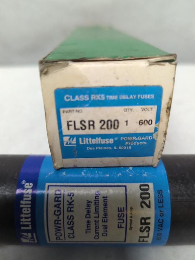LITTELFUSE,FLSR-200,TIME-DELAY 200 AMP FUSE NOS