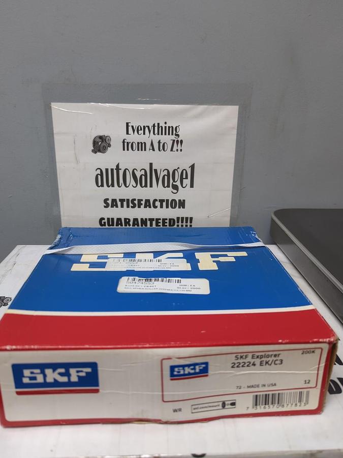 SKF,22224 EK/C3,SPHERICAL ROLLER BEARING  120MM BORE NOS