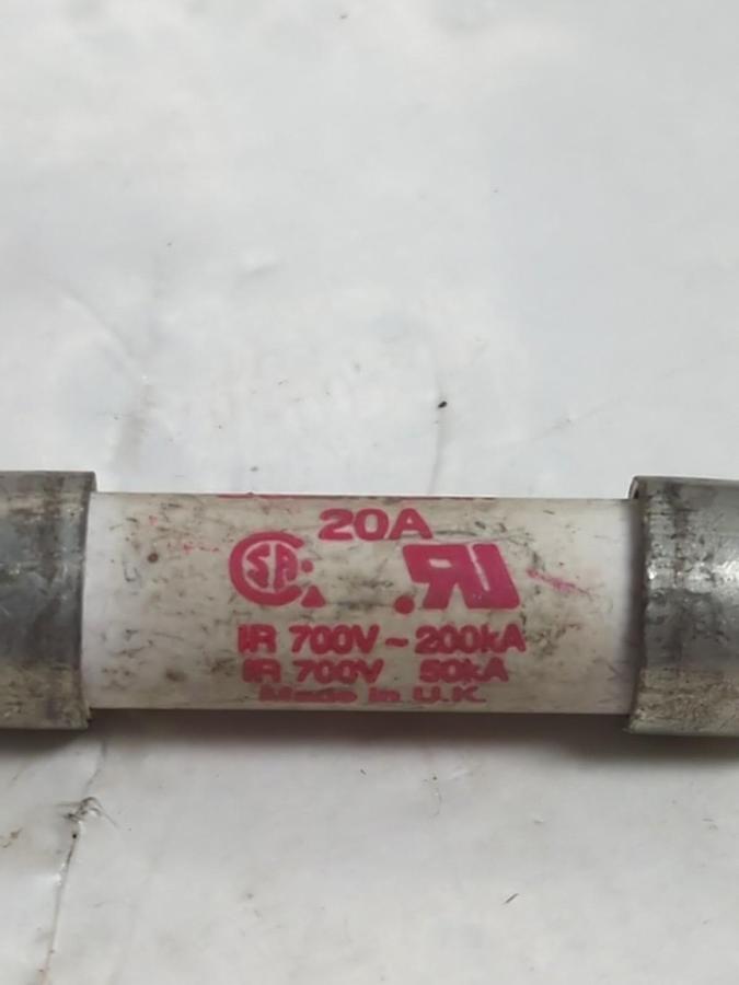 Used COOPER BUSSMANN,FWP20A14F,20 AMP FUSE LOT OF 5 PRE-OWNED