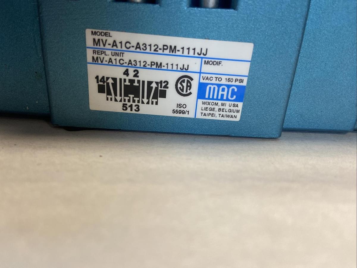 MAC,MV-A1C-A312-PM-111JJ,Double Solenoid Valve 120V