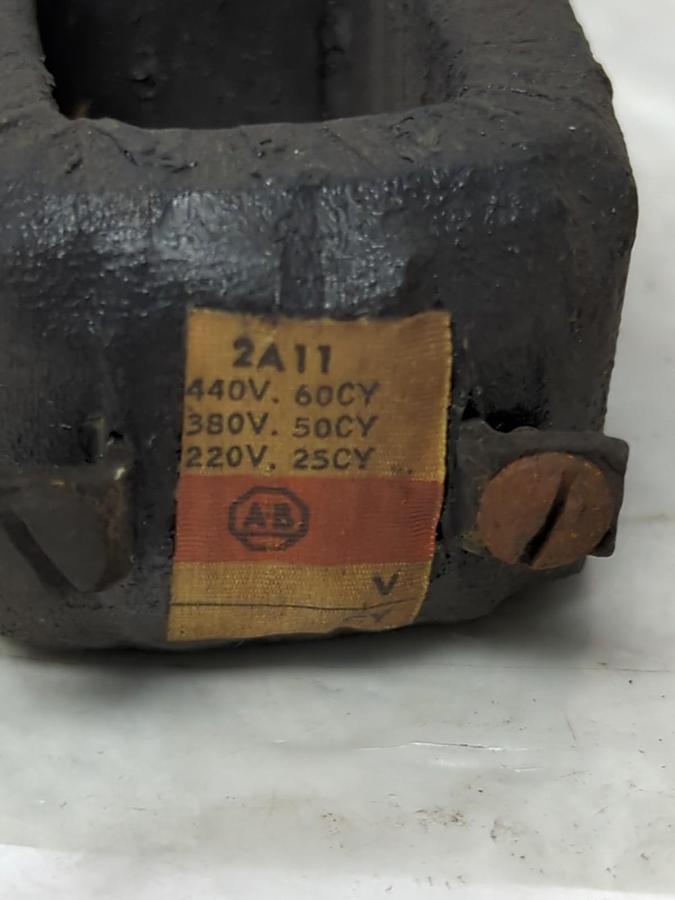 Used ALLEN BRADLEY,2A11,COIL LOT OF 2 PRE-OWNED