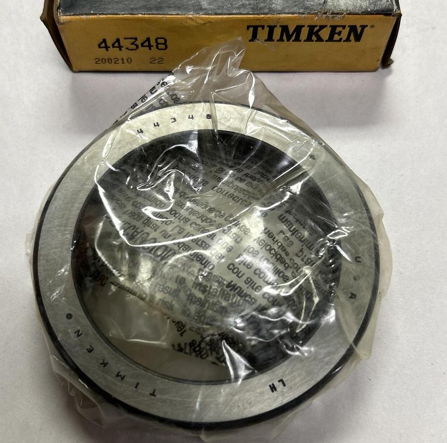 Used TIMKEN,44348,ROLLER BEARING CUP NEW