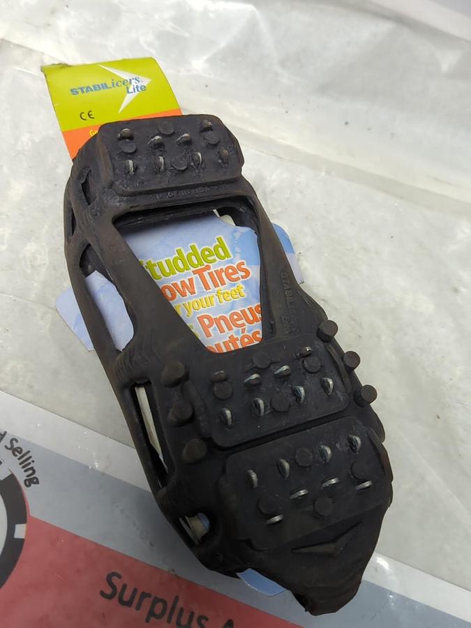 STABILIZERS LITE,SIZE S,STUDDED SNOW TIRES FOR YOUR FEET NOS