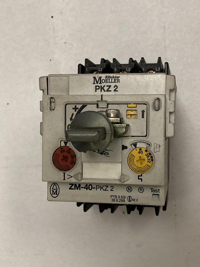 Used Klockner-Moeller,ZM-40-PKZ 2,Manual Motor Protector