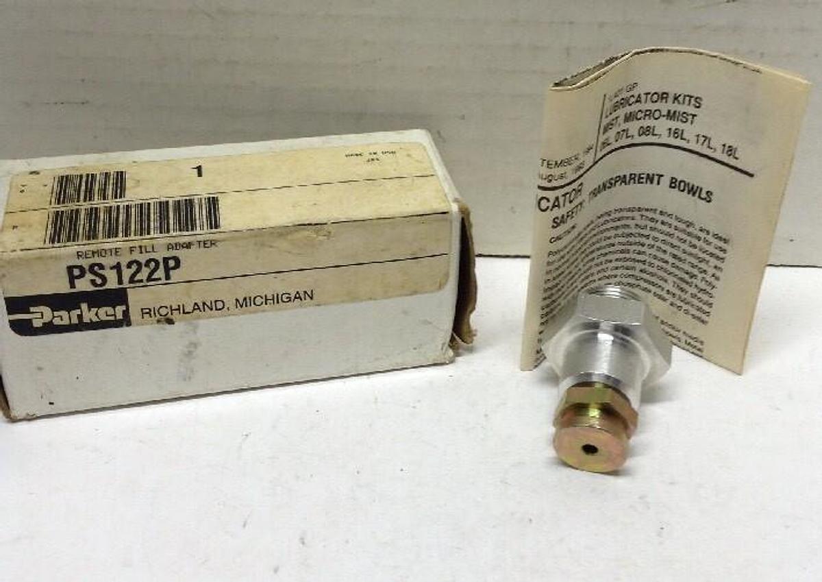 Parker,PS122P,Remote Fill Adapter