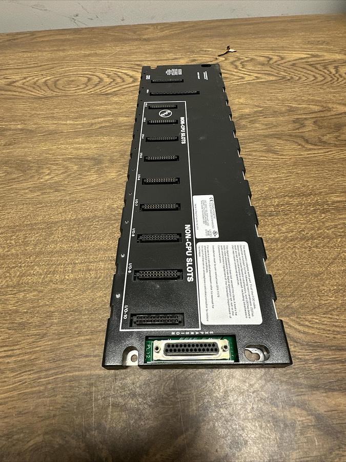 Used Ge Fanuc,IC693CHS391M,10 Slot Base EMI Enhanced