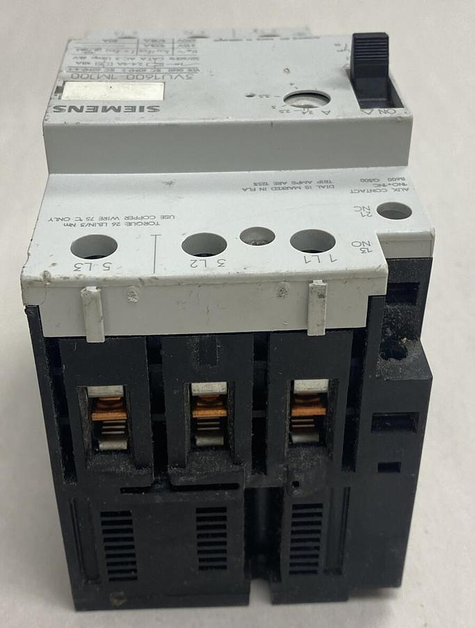 Siemens,3VU1600-1MJ00,Manual Motor Control 600V