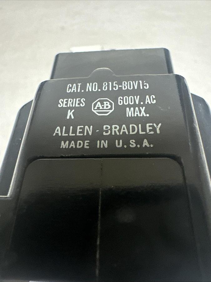 Used Allen-Bradley,815-BOV15,Overload Relay