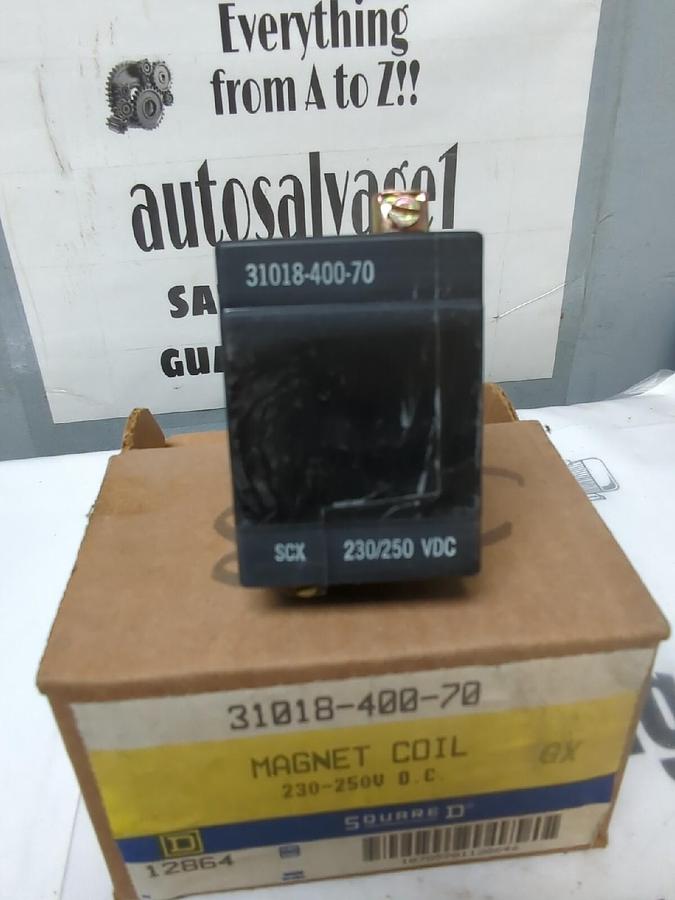 SQUARE D,31018-400-70,MAGNETIC COIL 230-250V DC NEW