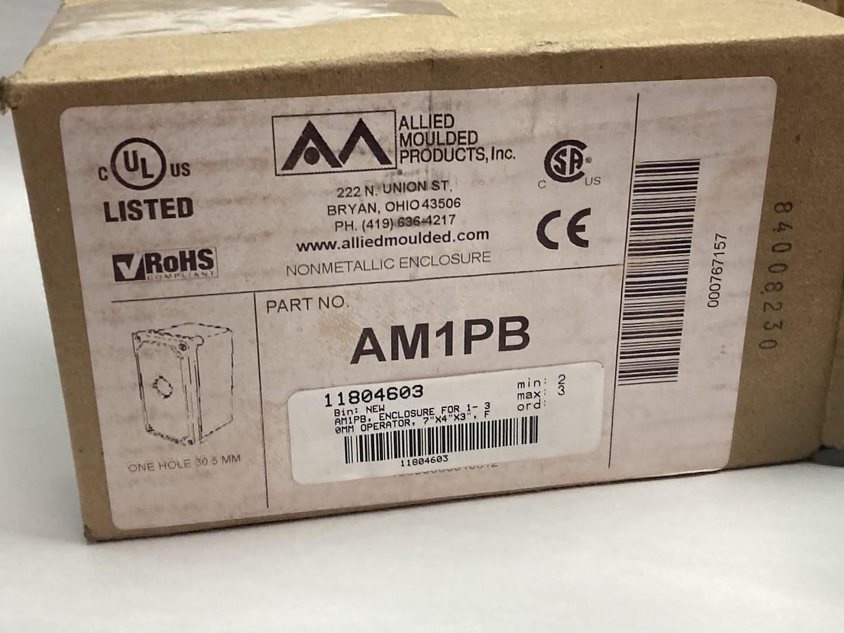 Allied Moulded Products,AM1PB,Enclosure