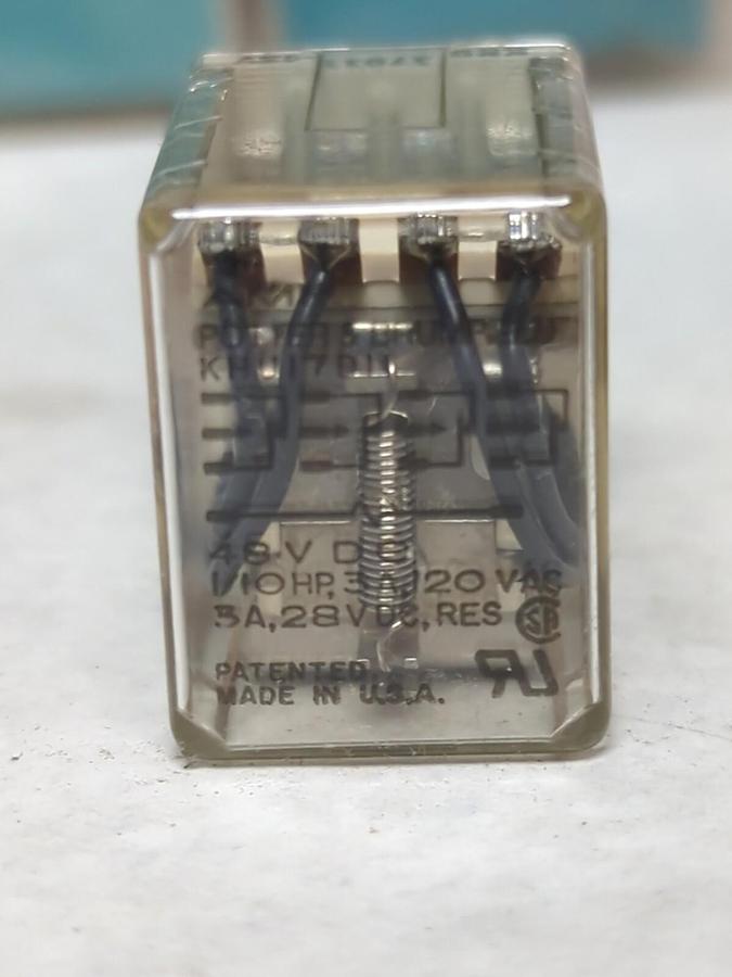 POTTER & BRUMFIELD,KHU17D11,PLUG IN RELAY LOT OF 5 NOS