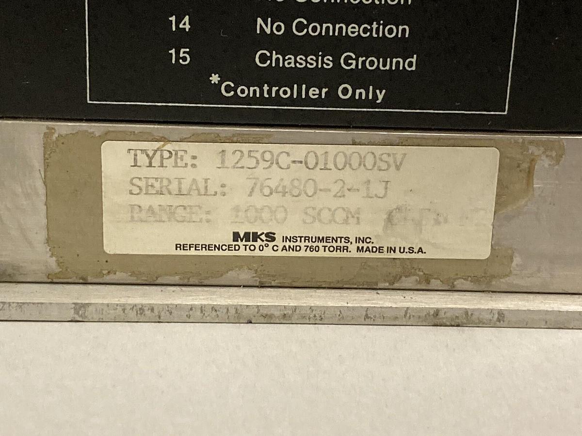 Used Vacuum General,1259C-01000SV,Mass Flow Controller