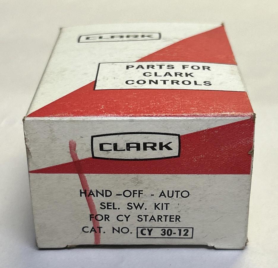 CLARK,CY30-12,HAND OFF AUTO SELECTOR SWITCH KIT NOS