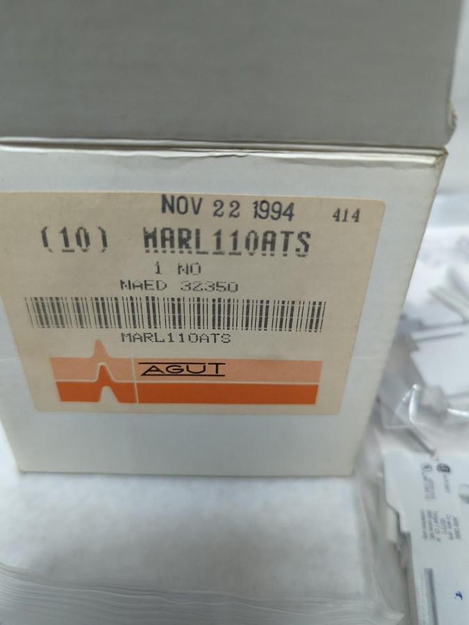 AGUT,MARL110ATS,AUXILIARY CONTACTS BOX OF 10 NEW
