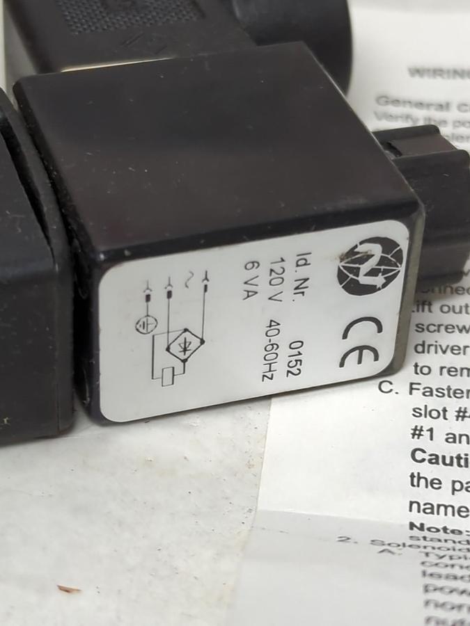 NORGREN,2630670E-0162N-G,SOLENOID VALVE 120V 40-60HZ 6VA 30-150PSI NOS