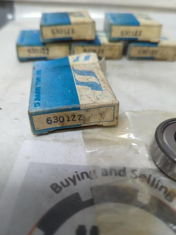 SST,6301ZZ,DOUBLE SHIELDED BALL BEARING LOT OF 6 NOS
