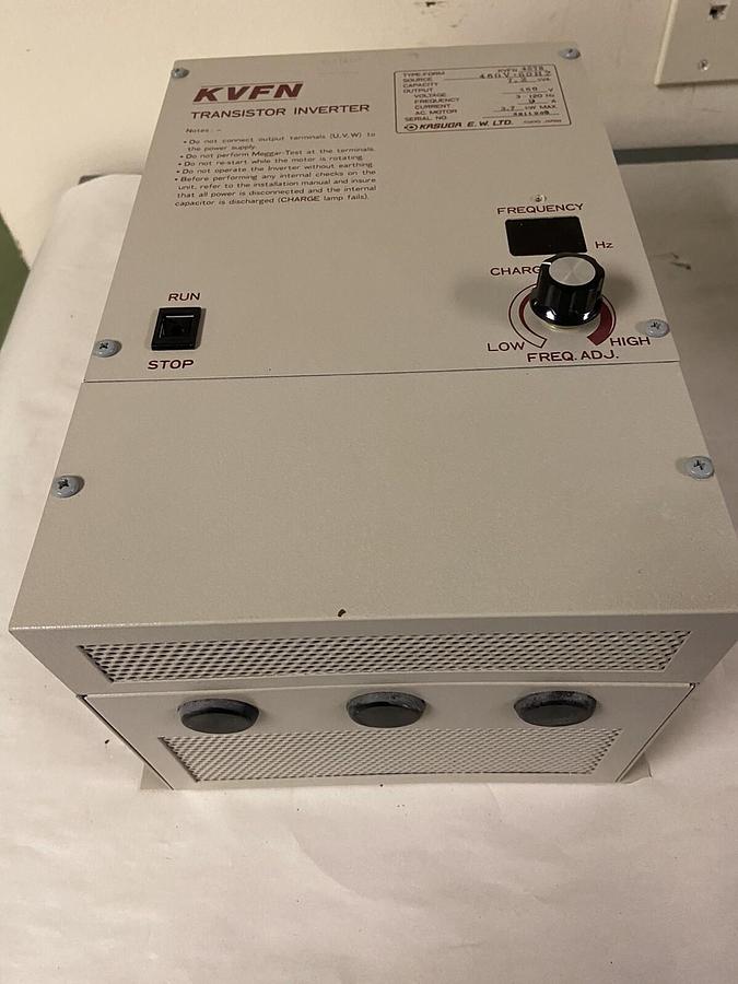 Kasuga,KVFN-437H,Transistor Inverter 460V 7.2kVA 9A