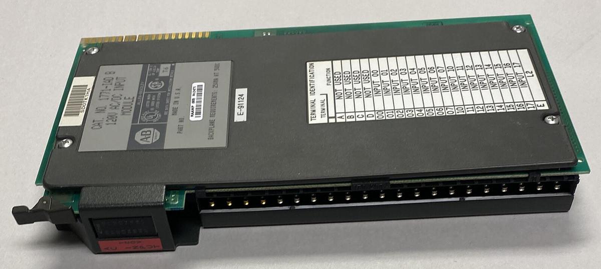 Used ALLEN BRADLEY,1771-IAD,SER B INPUT MODULE REFURBISHED