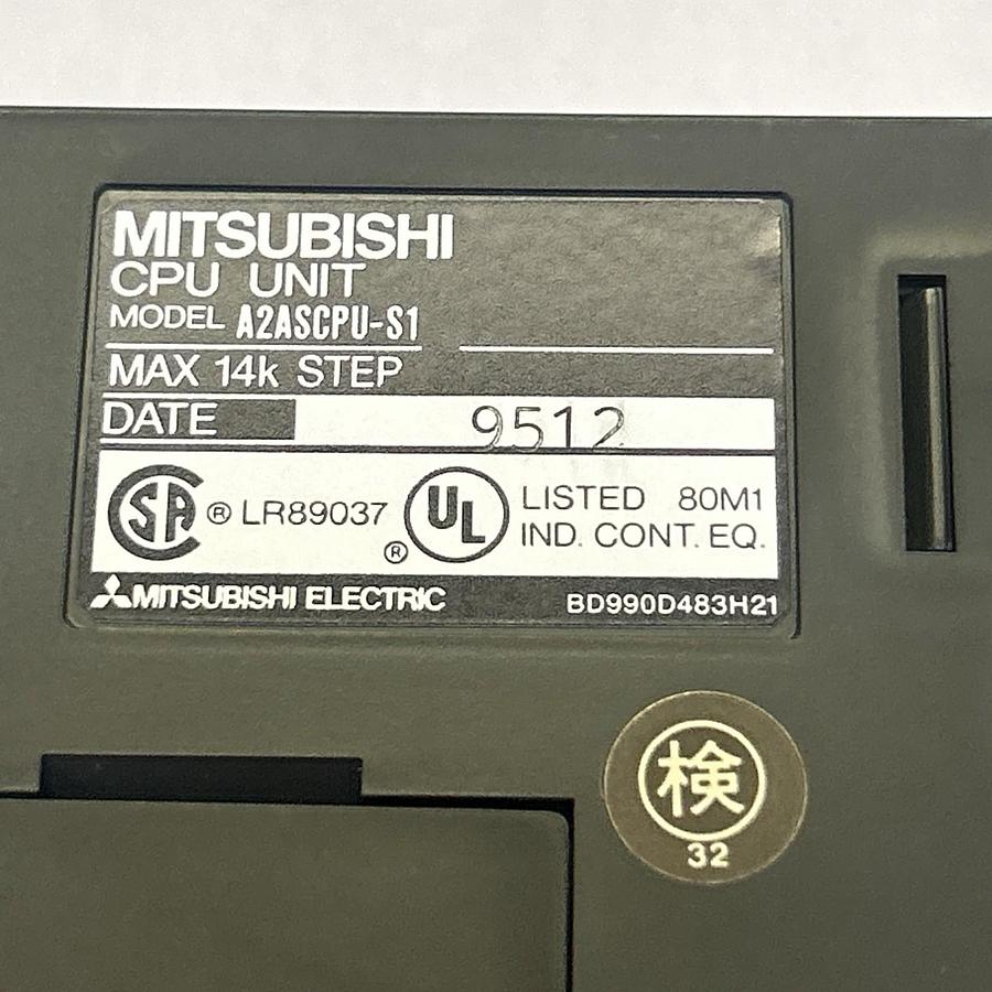 Used MITSUBISHI,A2ASCPU-S1,CPU UNIT