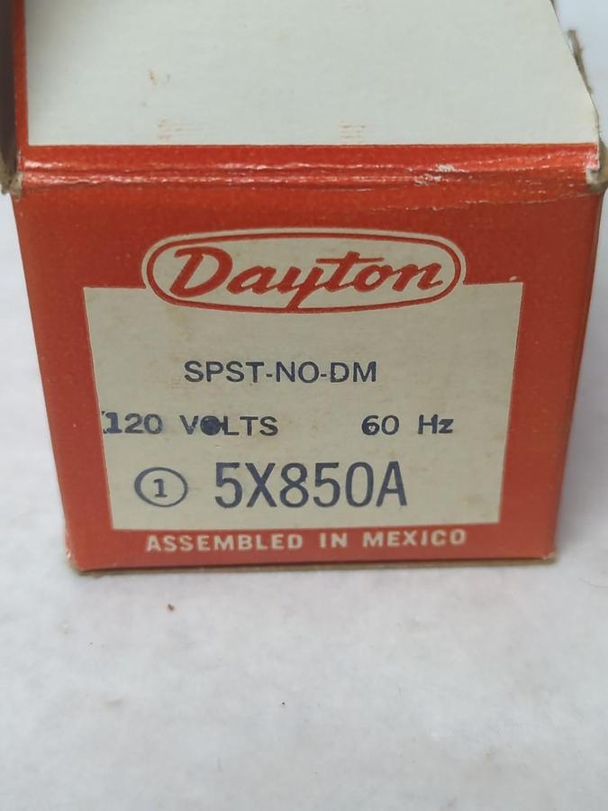 DAYTON,5X850A,GENERAL PURPOSE RELAY 120V 60HZ NOS