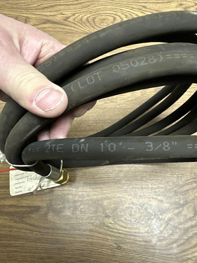 GeGa,2TE DN,Hose 10' 3/8" EN854