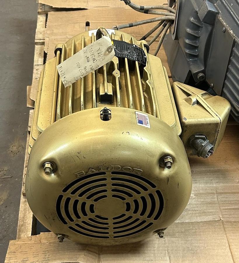Used BALDOR,EM2333T,SUPER-E MOTOR 15HP 230/460V 1765RPM 3PH 254T FRAME