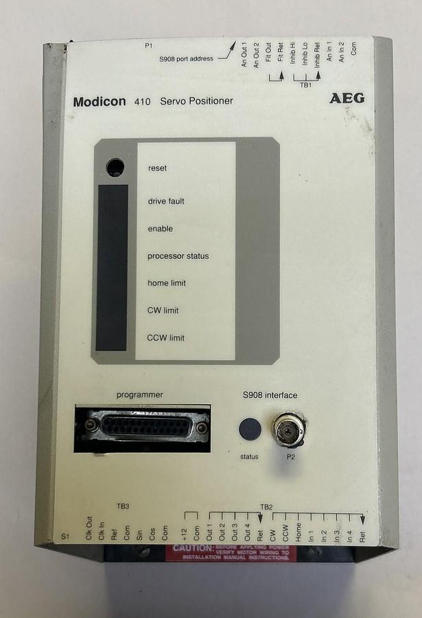 Used SCHNEIDER ELECTRIC MODICON,110-283,SERVO POSITIONER