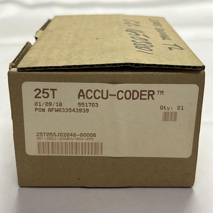 Used ACCU-CODER,25T05SJ02048-00006, ENCODER NEW
