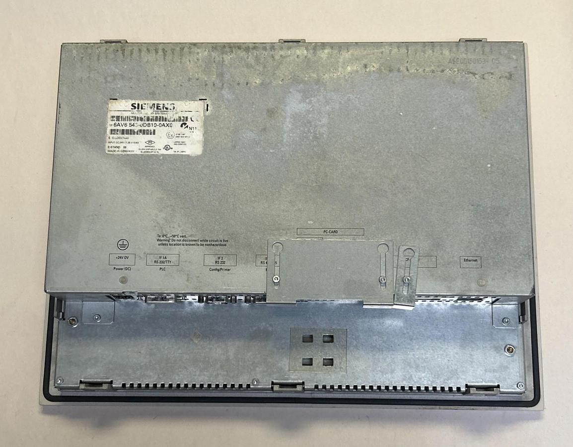 Used SIEMENS,6AV6545-0DB10-0AX0,SIMATIC MULTI TOUCH PANEL