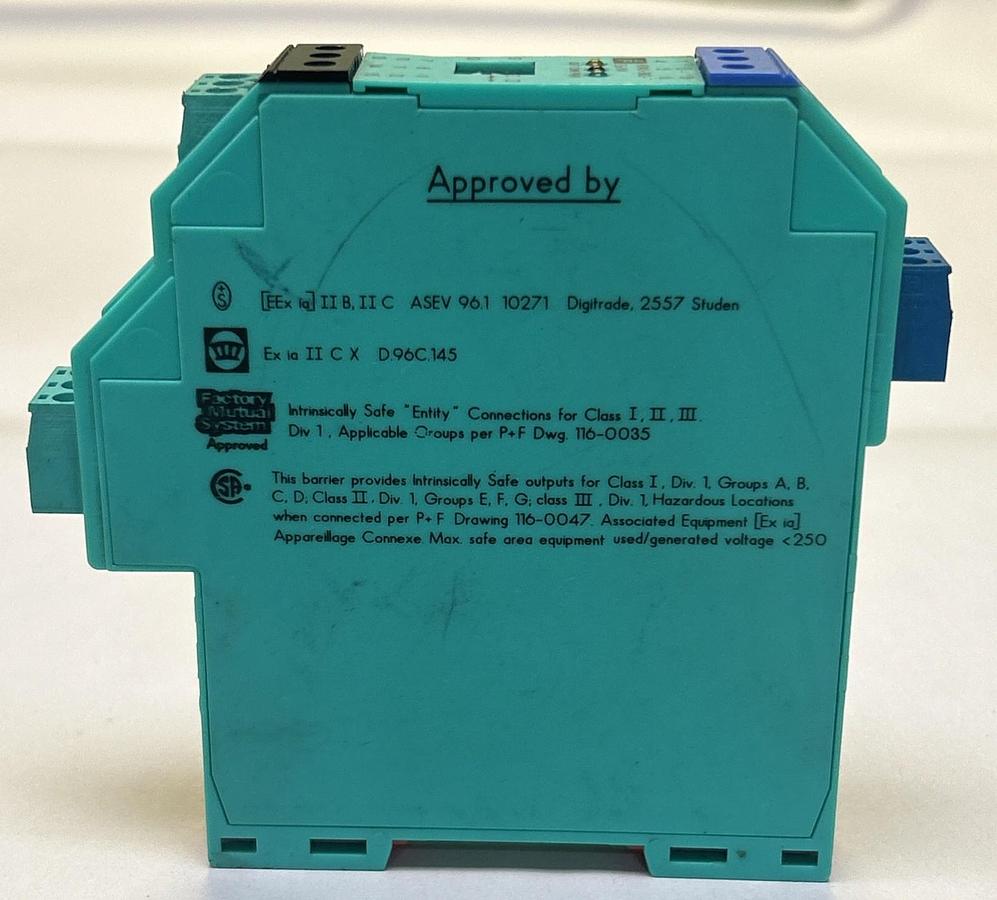 Used PEPPERL & FUCHS,KFA5-SR2-EX1.W,ISOLATED AMPLIFIER SWITCH