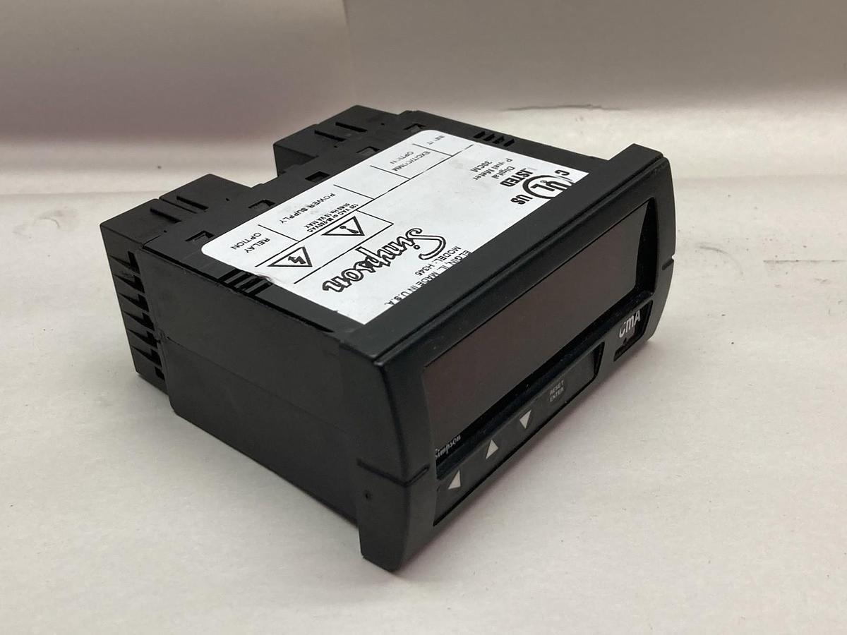 Simpson,H345223041,Digital Panel Meter Simpson Hawk Input:20 mADC 85-250 Vac