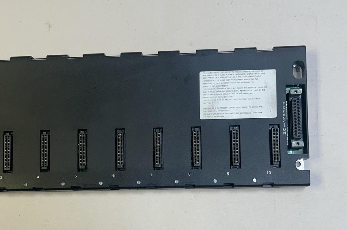 Used GE FANUC,IC693CHS392C,10 SLOT EXPANSION PLC RACK