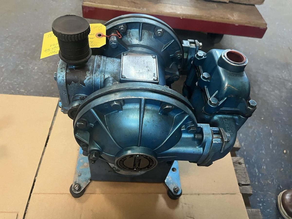 Used WARREN RUPP,SA1-A,SANDPIPER AODD DOUBLE DIAPHRAGM PUMP 1"